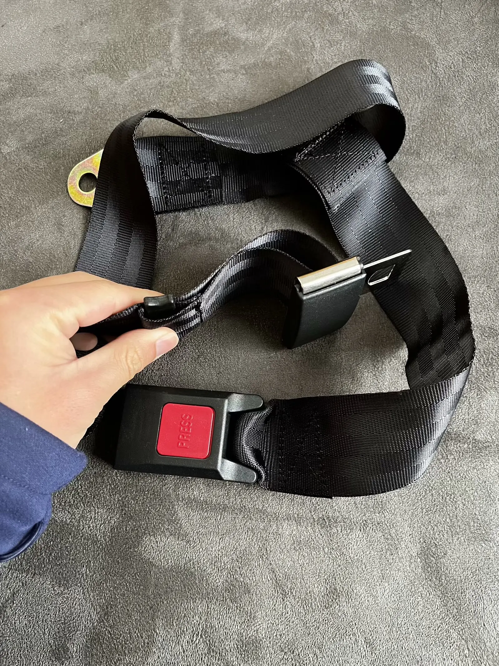 Cheap Universal 2 Point Safety Seat Belt two point seat belt for bus passagers sleeping car seat belt simple