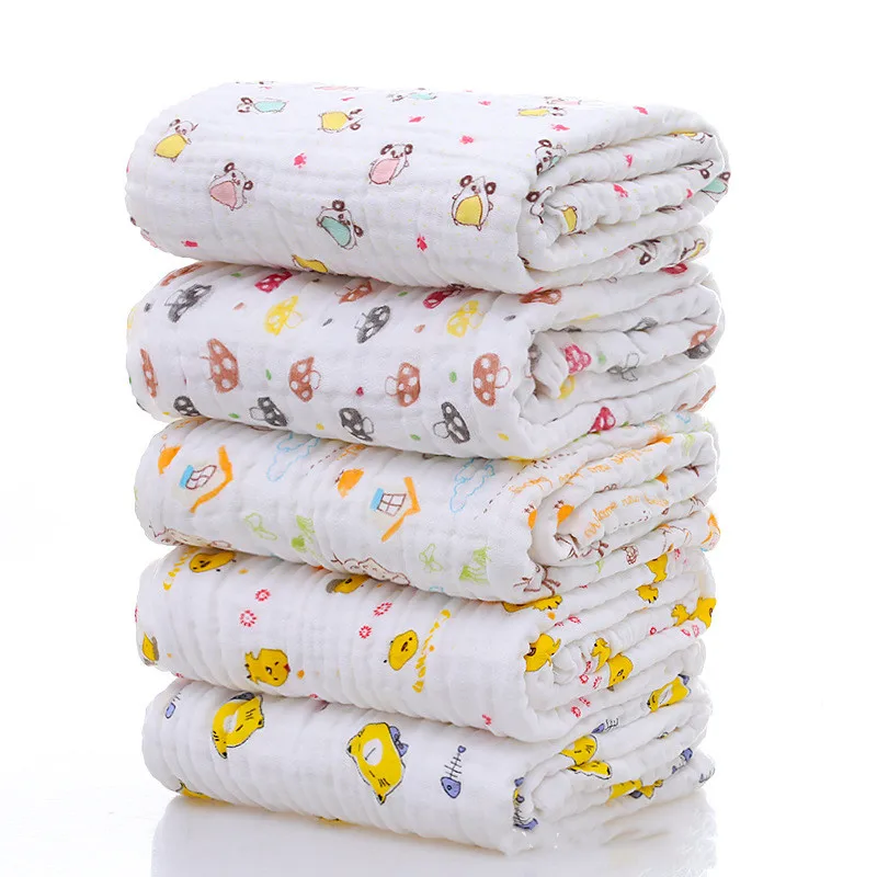 
Cotton Organic Muslin Fabric Cloth Wraps Baby Blankets For Boys And Girls 