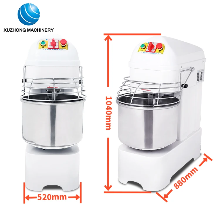 Xuzhong commercial 20L 30L 50L 60L 100L dough mixer 25kg 50kg 75 kg 100kg 125kg Bread Dough Mixer