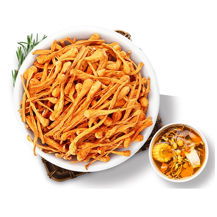 Factory direct sales of natural air-dried Chinese herbal medicine Cordyceps sinensis Flower Organic food Cordyceps Militaris