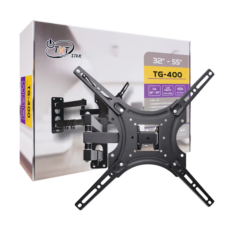 TNTSTAR TG-400 Motorised Rotating Corner Curved Tv-bracket-manufacturers Full Motion Tv