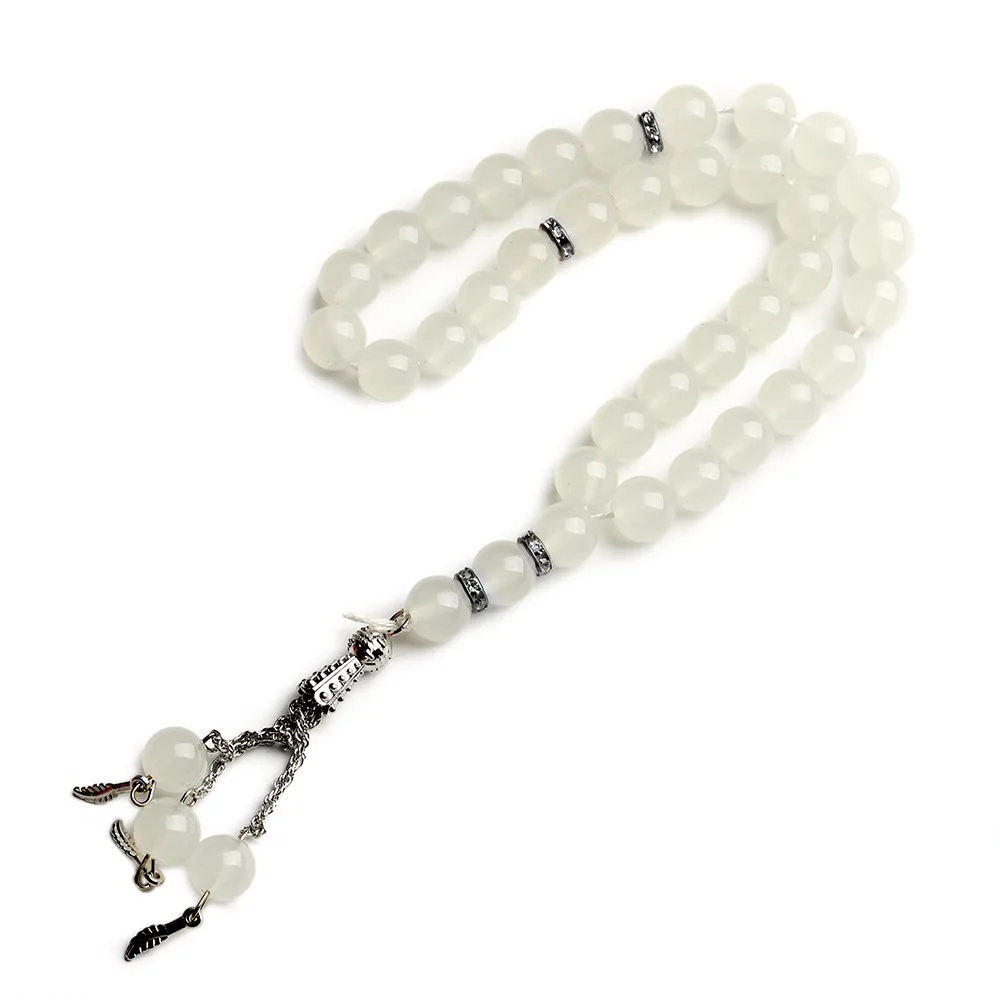 Исламские молитвенные бусины 33 10 мм стеклянный браслет Misbaha tasbih мусульманские аксессуары трендовые украшения