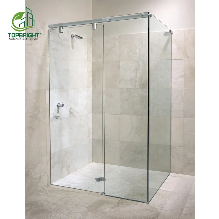 Topbright apartment shower cabinet bathroom tempered glass shower partition sliding door