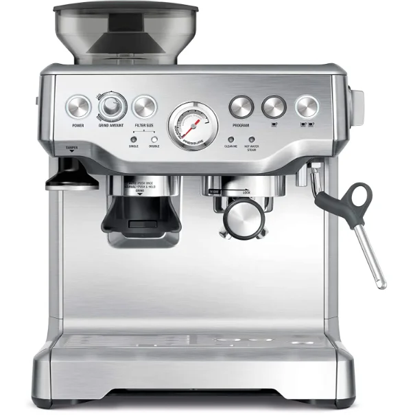 19bar Pump Italian Coffee Machine Express Espresso Coffee Maker Brushed Stainless Steel Usb Household Cappuccino Machine 2 Years