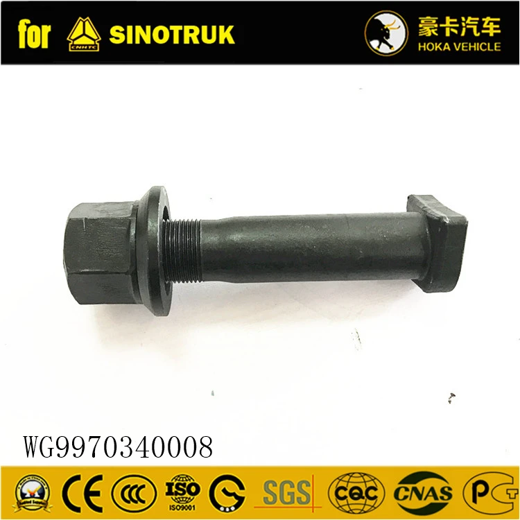 Original SINOTRUK HOWO Truck Spare Parts Wheel Bolt WG9970340008 for HOWO 70T Mining Dump Truck