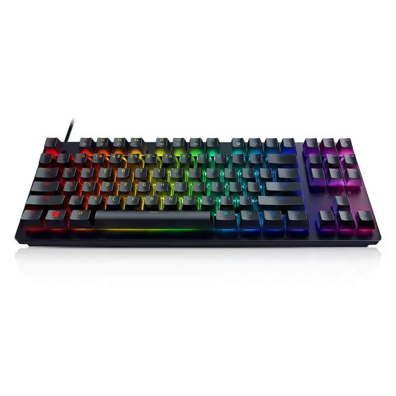 Multi-Function Black Linear Optical Switch Razer Huntsman Tournament Edition Gaming Tenkeyless Keyboard