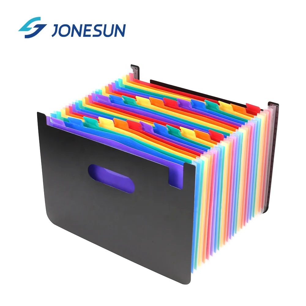 Портфель A1 A2 A3 A4, недорогая Папка-органайзер из ПП под заказ, расширяющаяся папка-гармошка для файлов, цветная коробка с 24 карманами