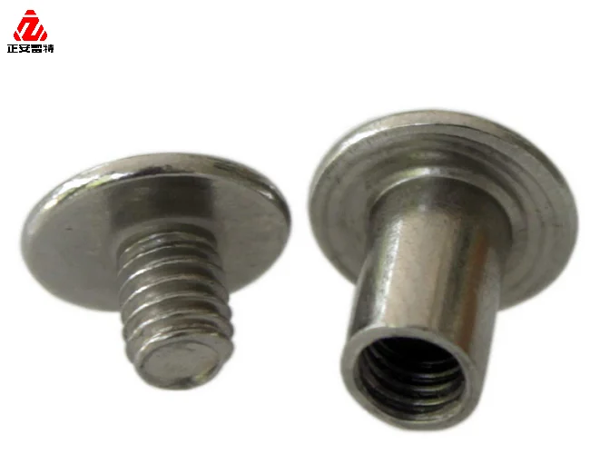 Shenzhen LEITE OEM binding barrel sex Post Chicago screw for leather book metal craft belt