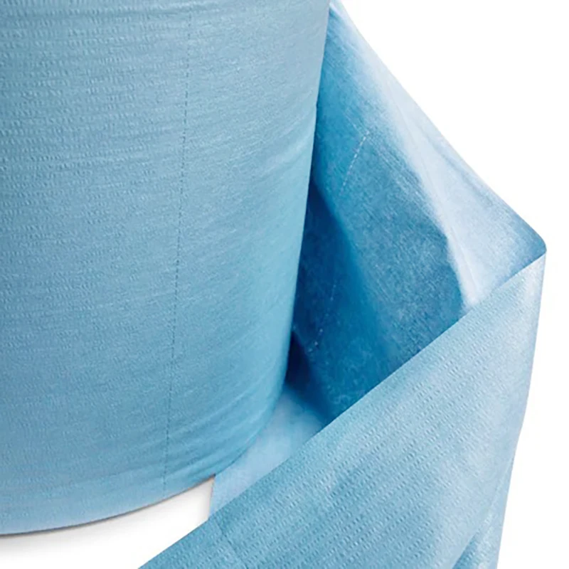 Heavy duty woodpulp polyester material Industrial blue woodpulp cellulose Shop Towels