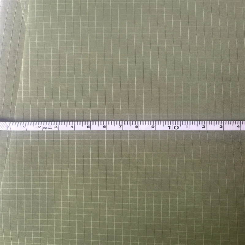 380T waterproof checks taffeta crepe plaids polyamide ripstop nylon fabrics