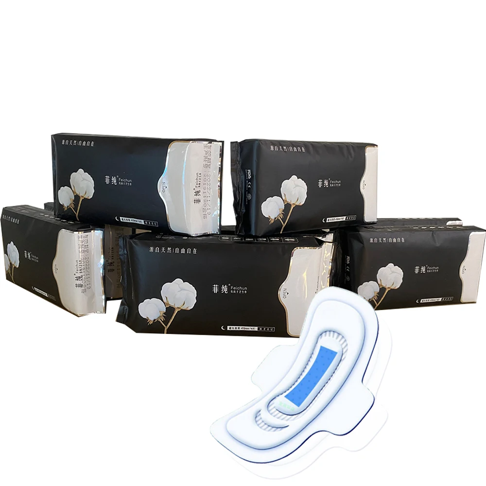 Wholesale Night Use Girl Pad Anion All Cotton Sanitary Napkin Philippines