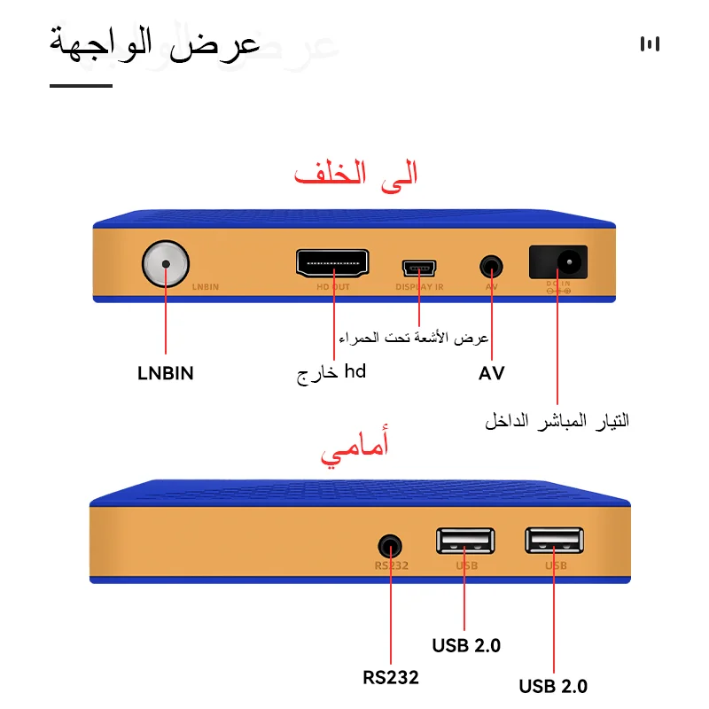 Arabic set-top box dvb-s2 digital satellite tv receiver HD DVBS2 receive