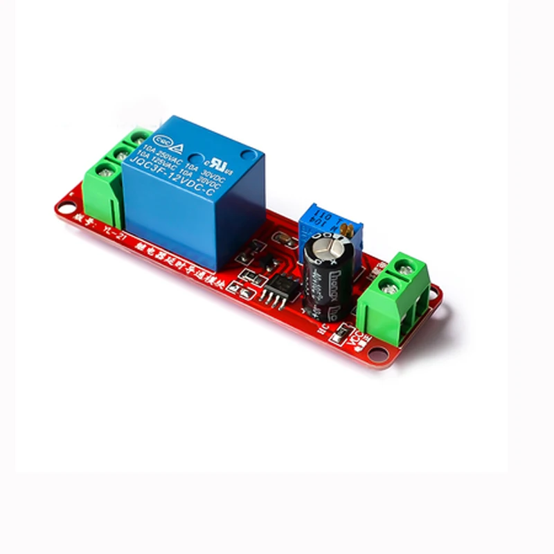 NE555 Delay module monostable switch relay delay on/off switch (12V) automotive electrical delay