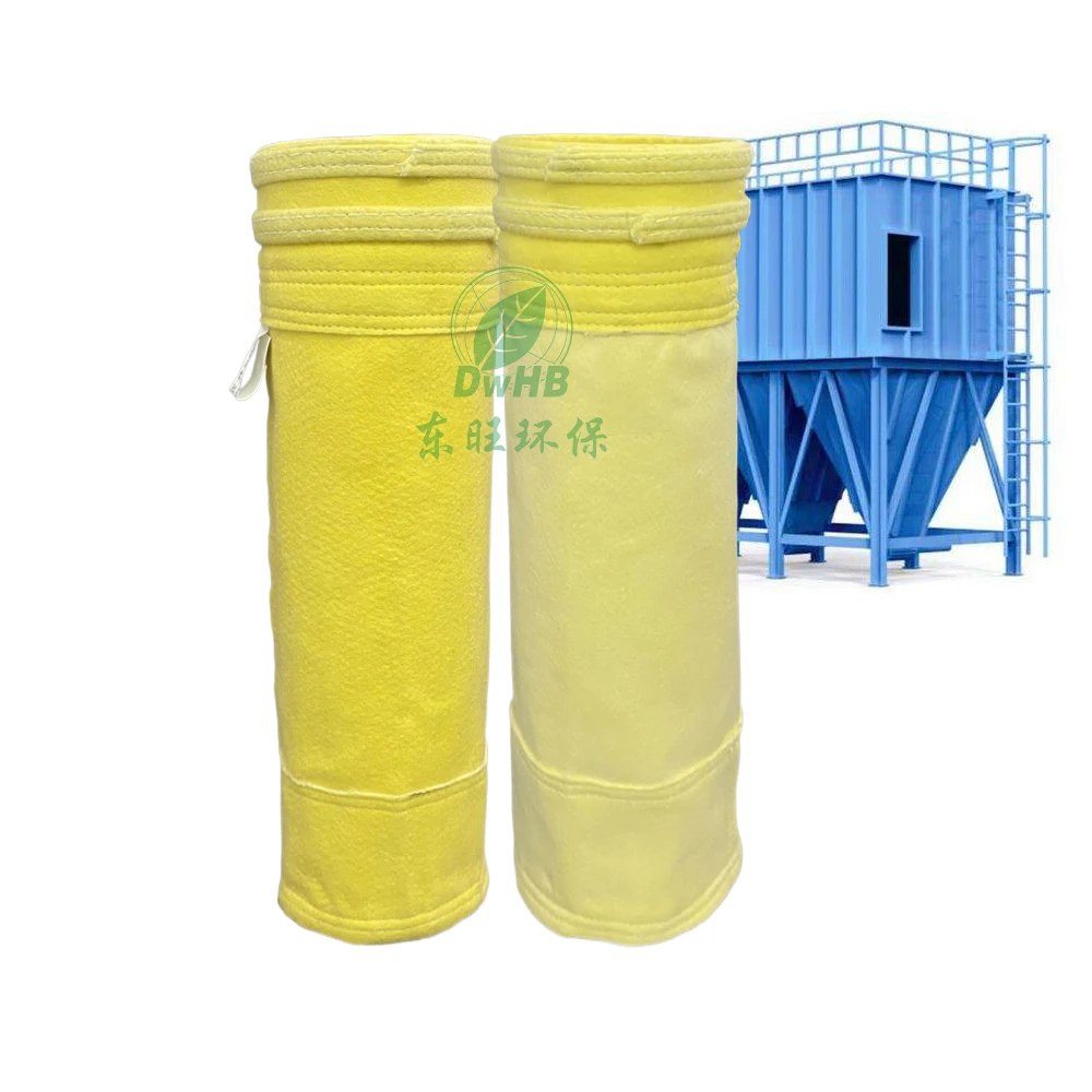 High temperature resistance fiber glass filter bags PTFE membrane for steel factory air filtration
