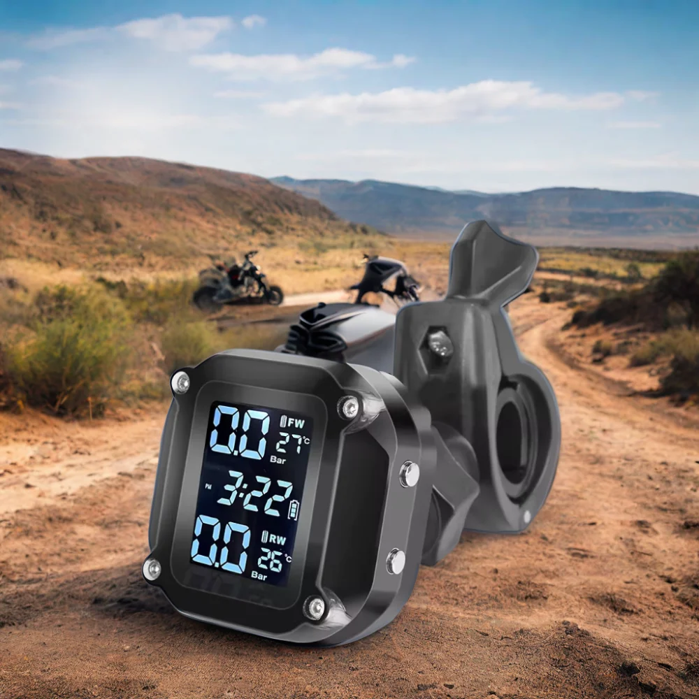 Digital Motorcycle TPMS Sensor Tire Pressure Tyre Monitor for Motorbike