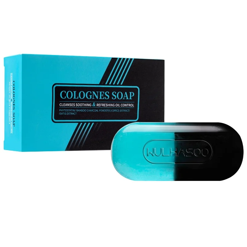 100g Natural oud wood Herbal Moisturizing Mild Anti-Mite Refreshing Men Cologne Perfume Soap