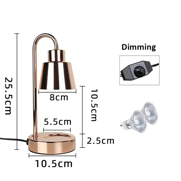 Wax Burner Melting Night Lamp Electric Aromatherapy Scented Table Lamp Tabletop Bedroom Decorative Candle Lamp Warmer