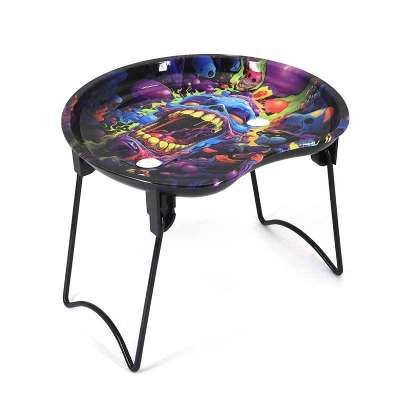 2024 New Arrival Cigarette Workbench  Tobacco Metal Rolling Tray Set Multi-Function Serving Tray Smoking Accessories Kit