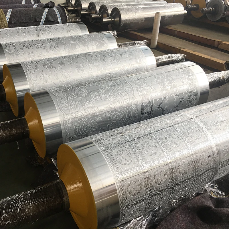 Wood grain embossing roller steel tissue embossing roller for pressing plastic