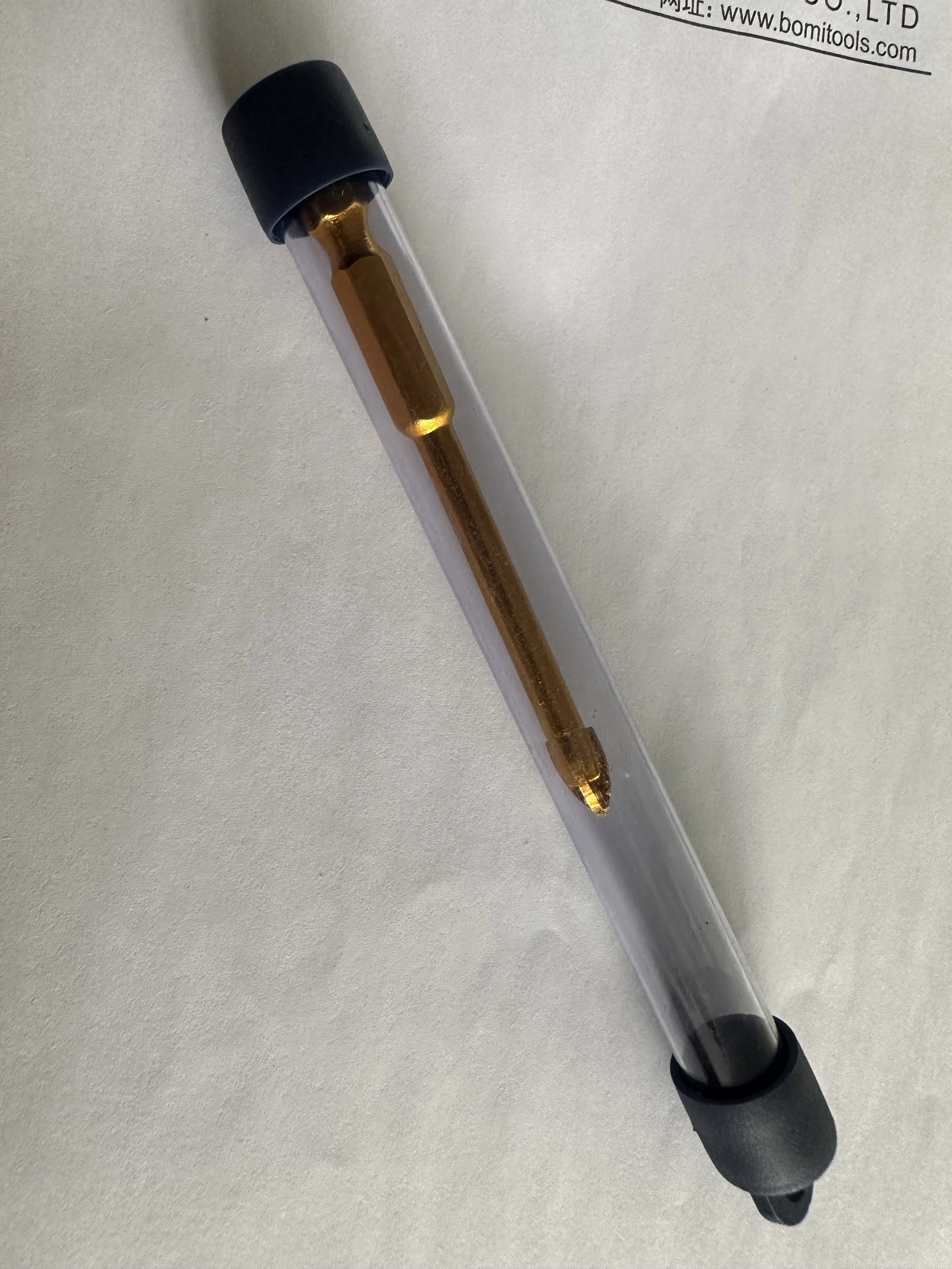 BOMI BMI-192  10 Pieces diamond Cross Head Tip Glass Drill Bit Set for Glass ceramic