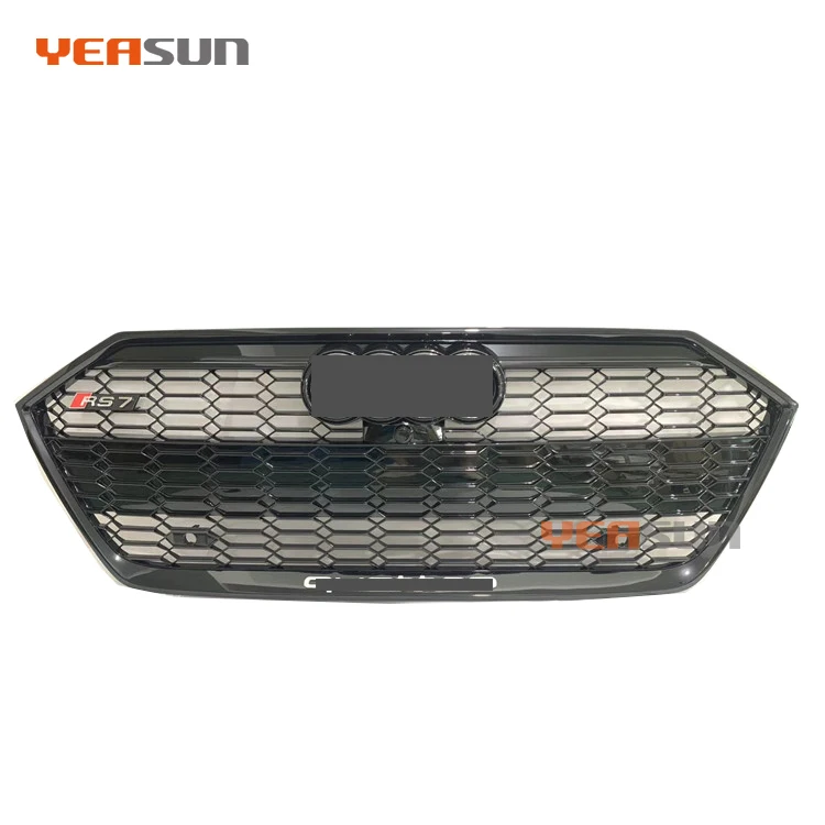 Вафельная Ткань решетки для Audi A7 S7 менять на C8 RS7 передней решетки 2019 2020
