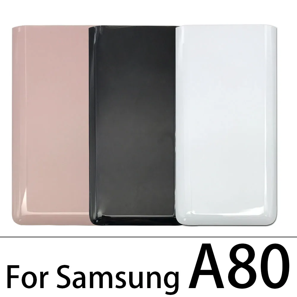 Задняя крышка батарейного отсека телефона для Samsung Galaxy A40 A50 A70 A80 сменная Крышка edge задний стеклянный