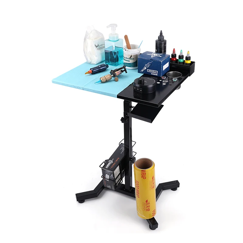 Tattoo Supplies Furniture Large Panel Tray Adjustable Stand Durable Tattoo Workstation for Tattoo Ink Accessories