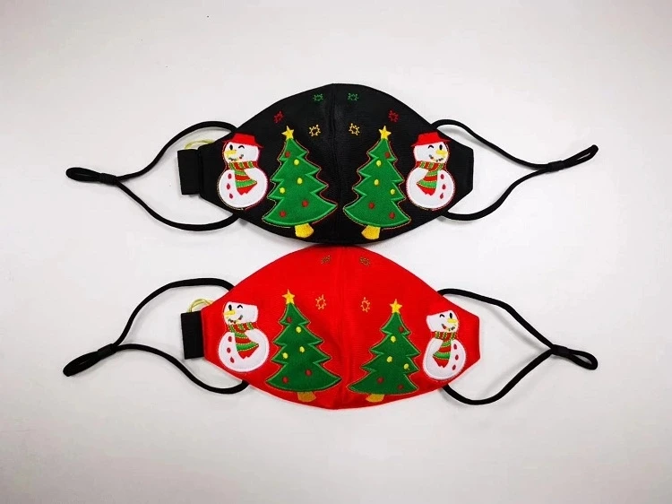 New USB Rechargeable LED Light Face Mask Glowing Luminous Dust Mask  Dancing Masquerade Costume Christmas Party Festival