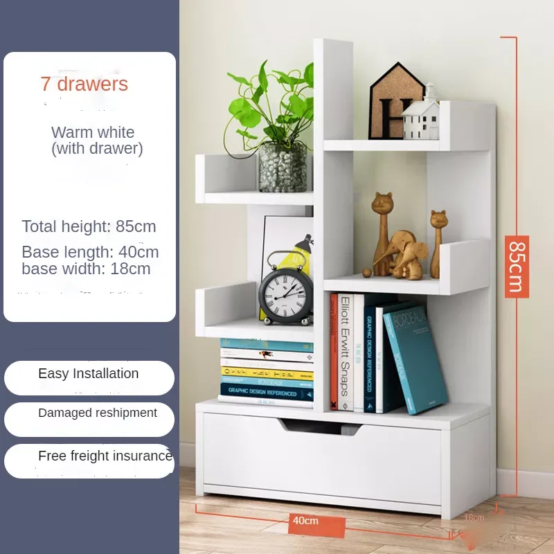 Современная креативная книжная полка, деревянный книжный шкаф, книжный шкаф для хранения магазинов