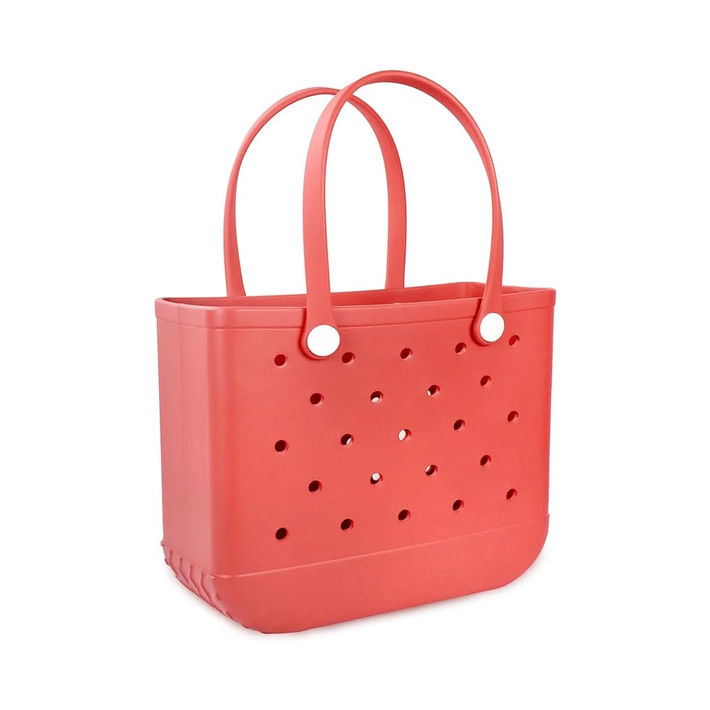Wholesale Eva Large Capacity Custom Jelly Silicone Tote Bag Trend Summer Bogg Fashion Waterproof Bag For Women