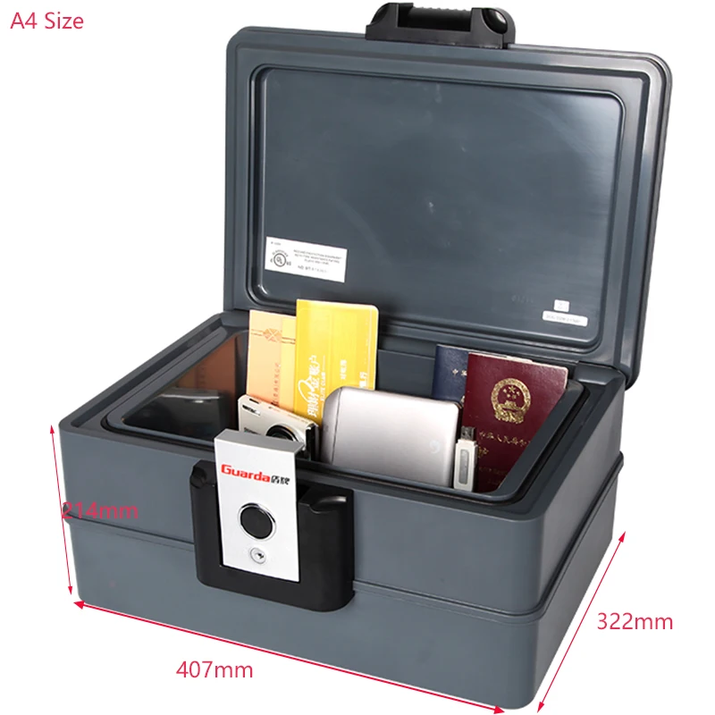 Файловая коробка A4 для документов огнестойкая минут Guarda 2030 профессиональный Сейф денег