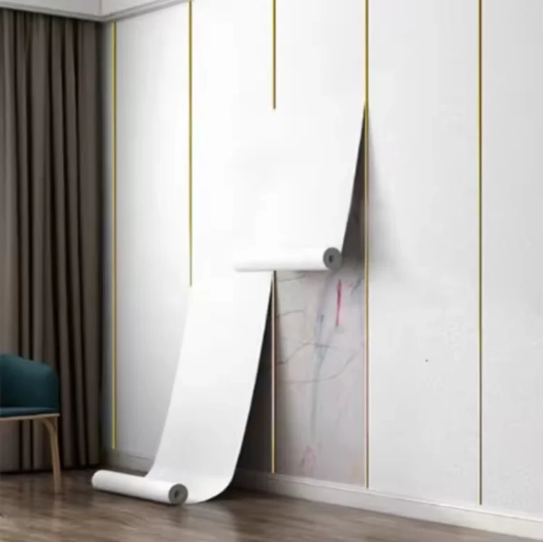 Thickened linen background wall stickers soft decoration wall panel self-adhesive wall cloth decorative stickers