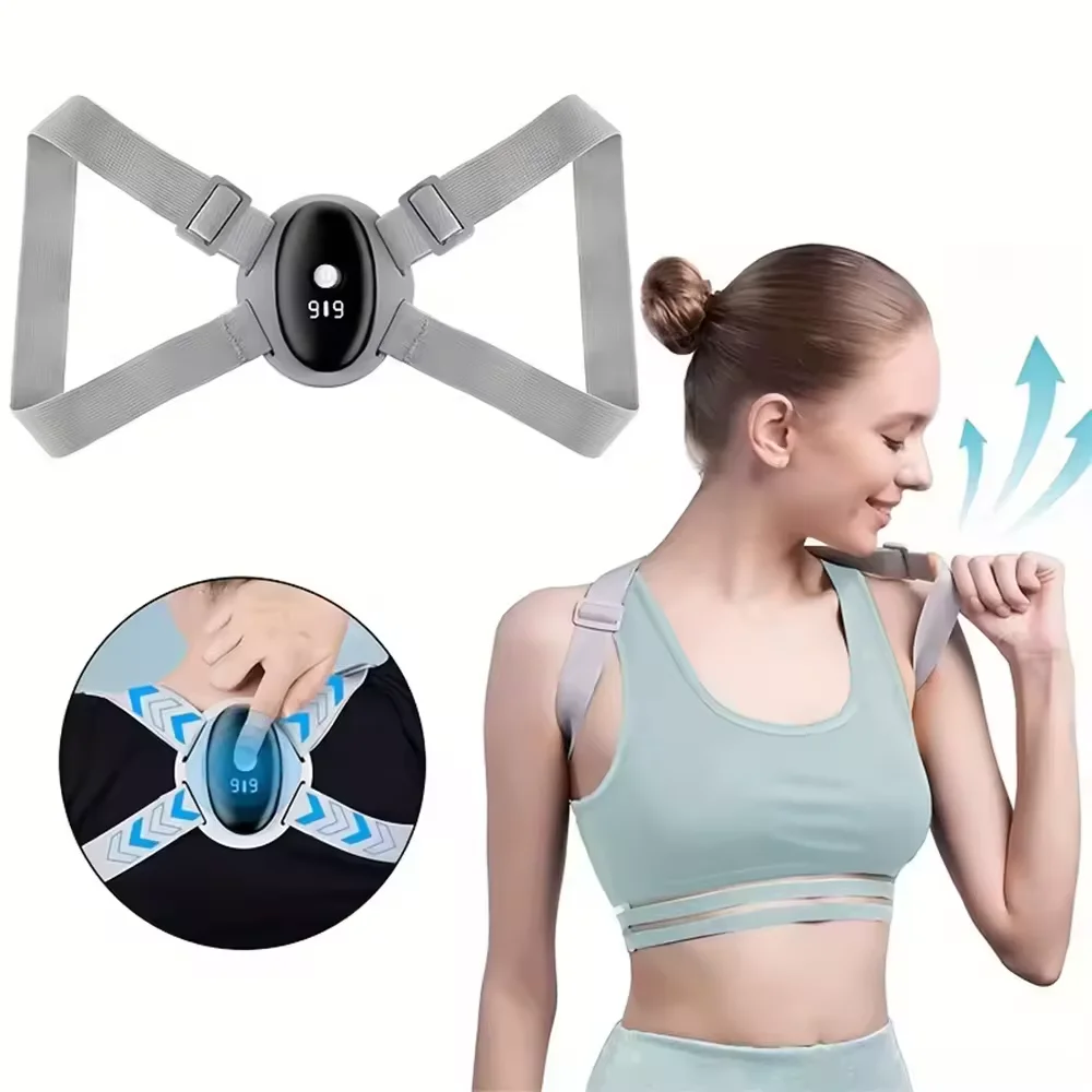 Help to Keep Right Posture Adjustable Intelligent Back Straightener Sitting Posture Reminder Trainer Corrector for Women and Men