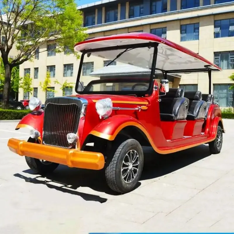 Роскошный 11-местный Электрический Ретро-автомобиль отель классический экскурсионный автомобиль старинный