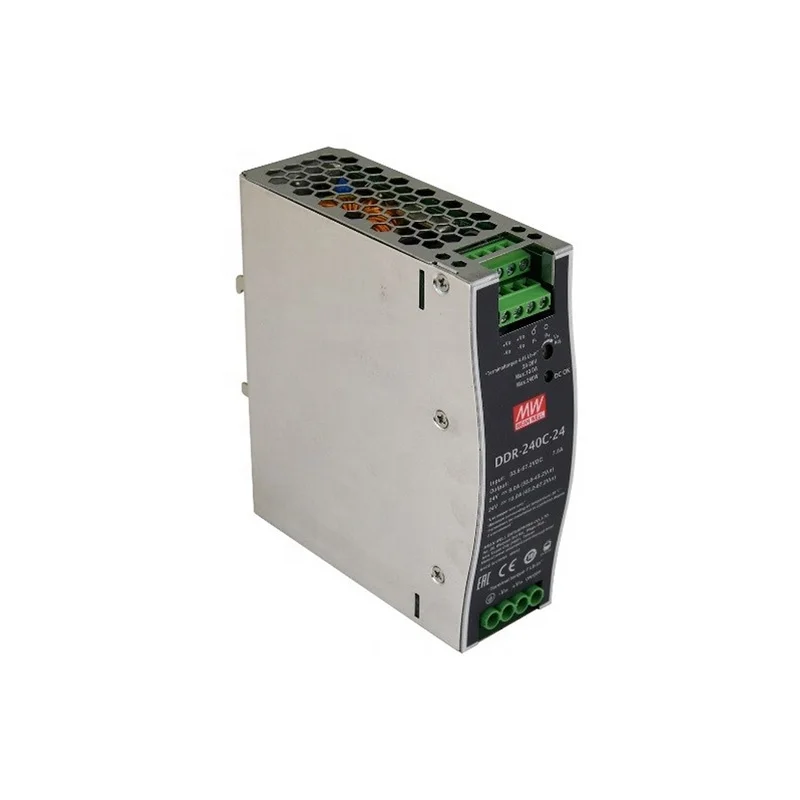 DC DC Converter Din Rail type 240W 110vdc to 24vdc 10a power supply DDR-240D-24