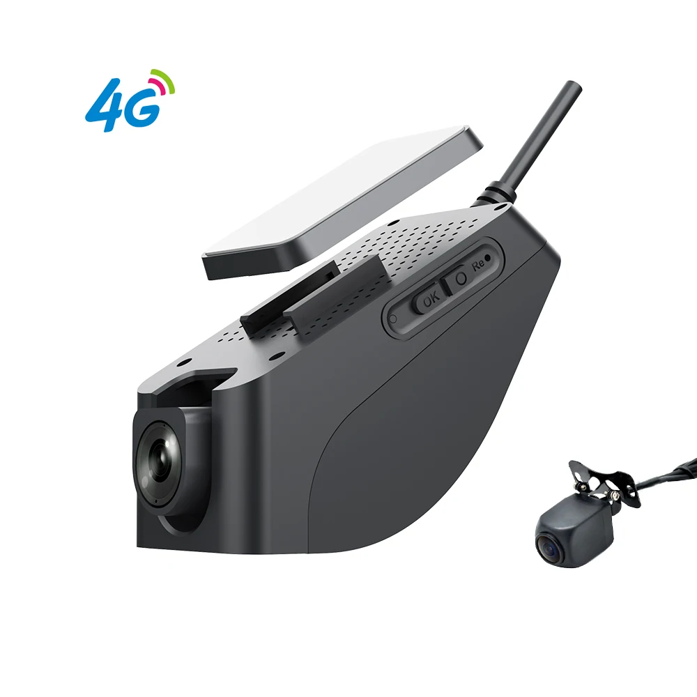car dash camera hd GPS tracking Support Live Remote Monitoring with two camera video recording FHD1080P WiFi hotspot