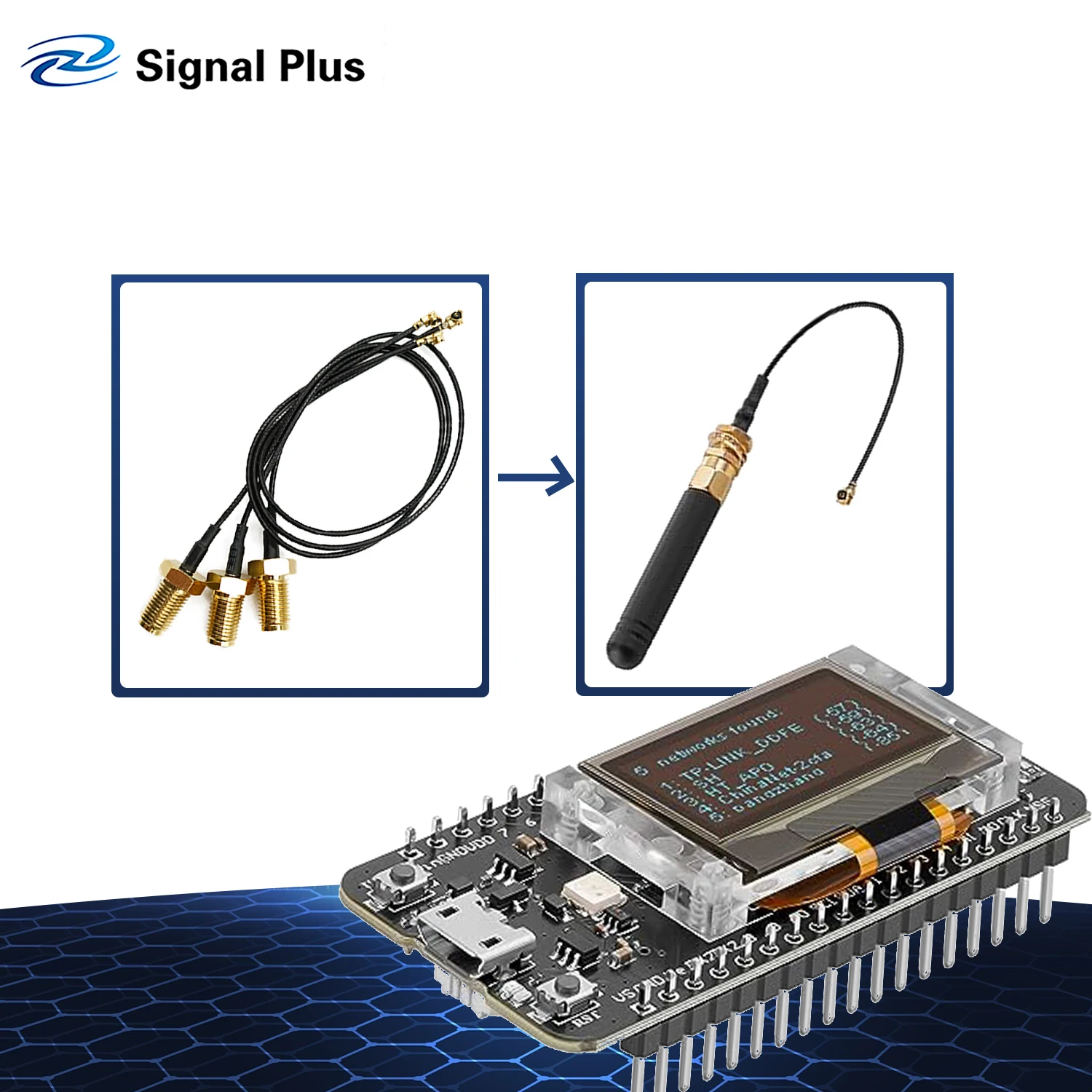 SMA to ipex/UFL assembly rp sma extension cable Pigtail 1.13 RF Cable 10cm RF extension Cable