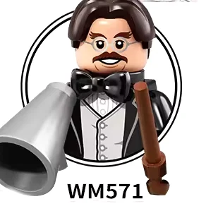 WM6041 Flitwick Dumbledore Longbottom Luna Diggory Trelawney Harrys Novel Movie Collect Education Building Blocks Toys for Kids
