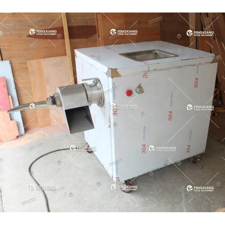 Poultry processing industry bone meat separating and cutting machine