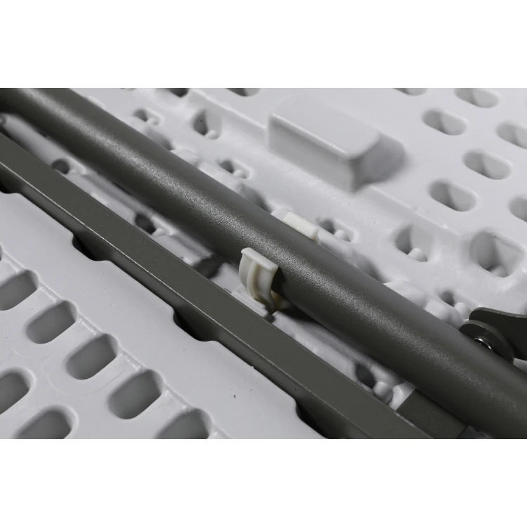 Cheap Modern Restaurant Furniture Design 4FT Round Modern White Folding Plastic Hdpe Extendable Dining Table