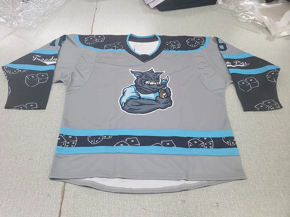 Hot style double sided reversible 5xl hockey jersey for youth