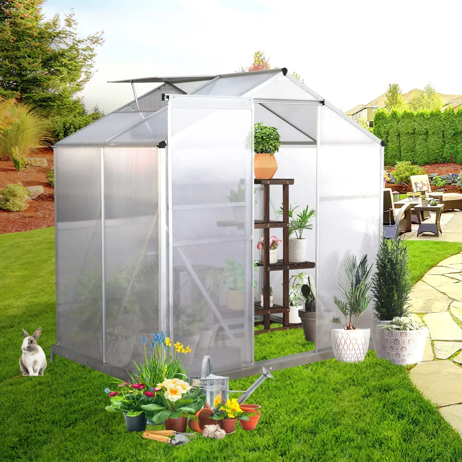 Xingye 4mm Polycarbonate Garden Greenhouse for Flowers