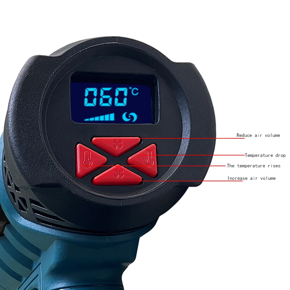 Hot Air Soldering Station Repair Tool Stainless Steel Heat Air Gun with Anti scald heat shield hot air gun