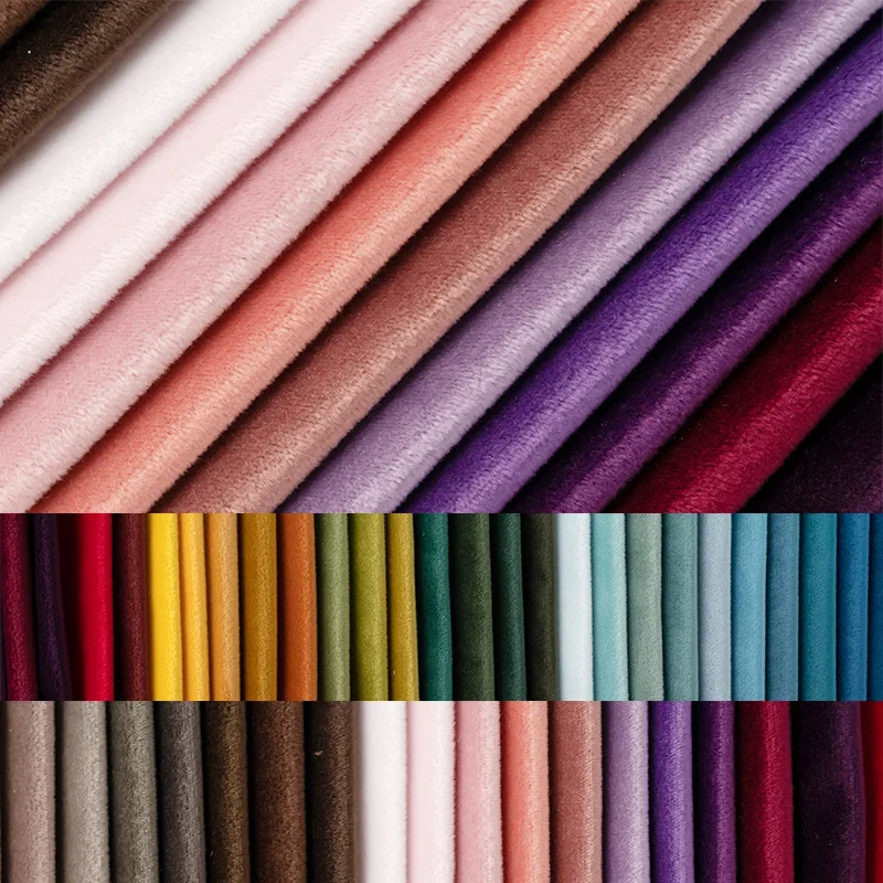 Waterproof Holland Knitted Velvet Upholstery Fabric for Home Textiles Clothing Jewelry Packaging Armchairs Bed Fabric