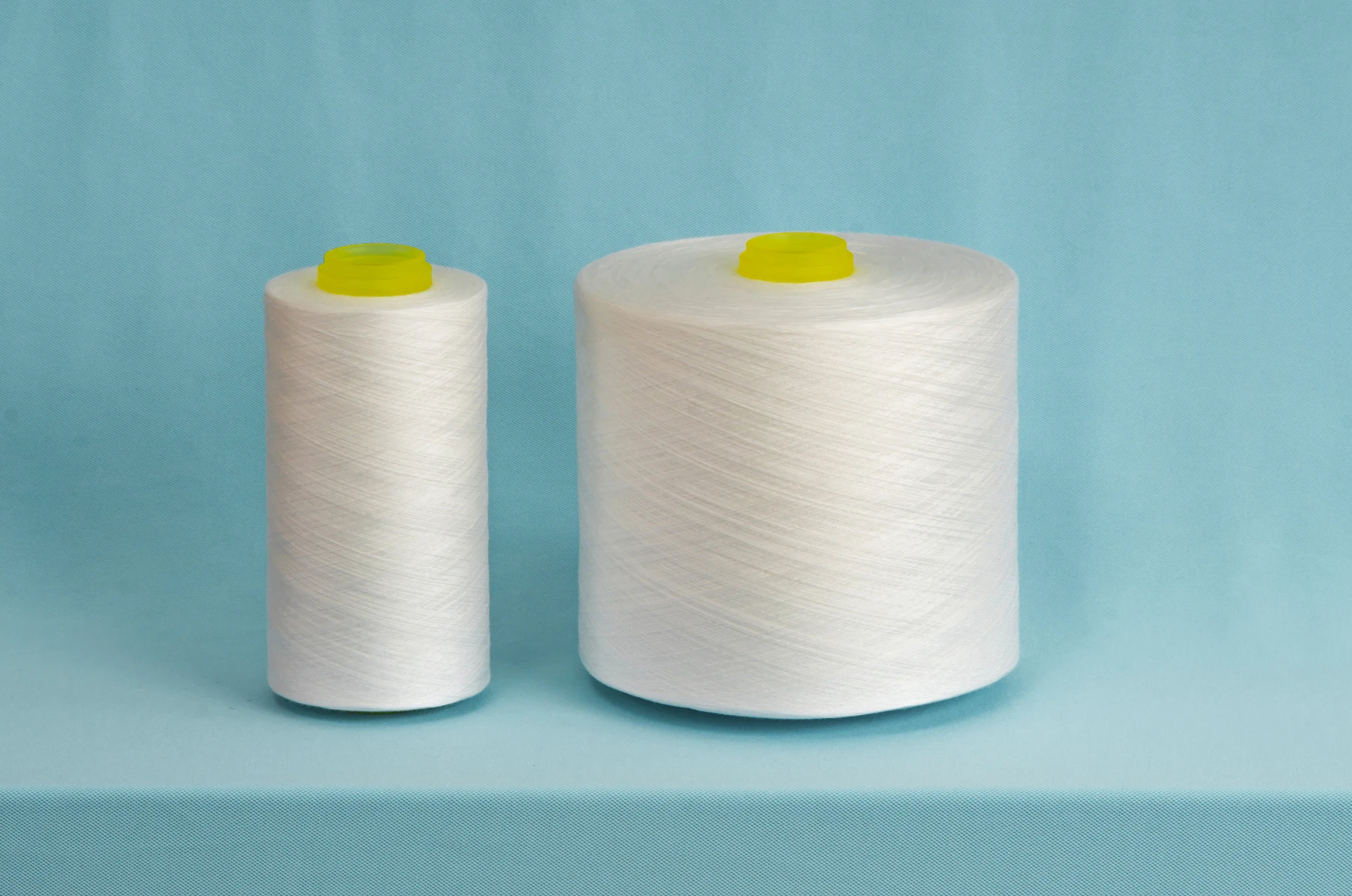 100% polyester industrial sewing thread raw white