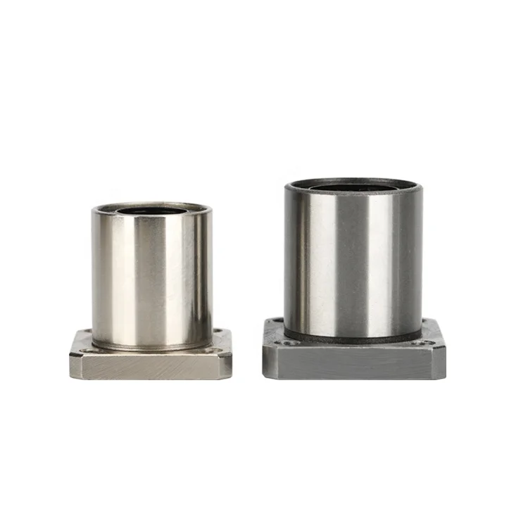 Flanged Mount Linear Ball Bearings LMK Series Square Flange Linear Bushes Bearing