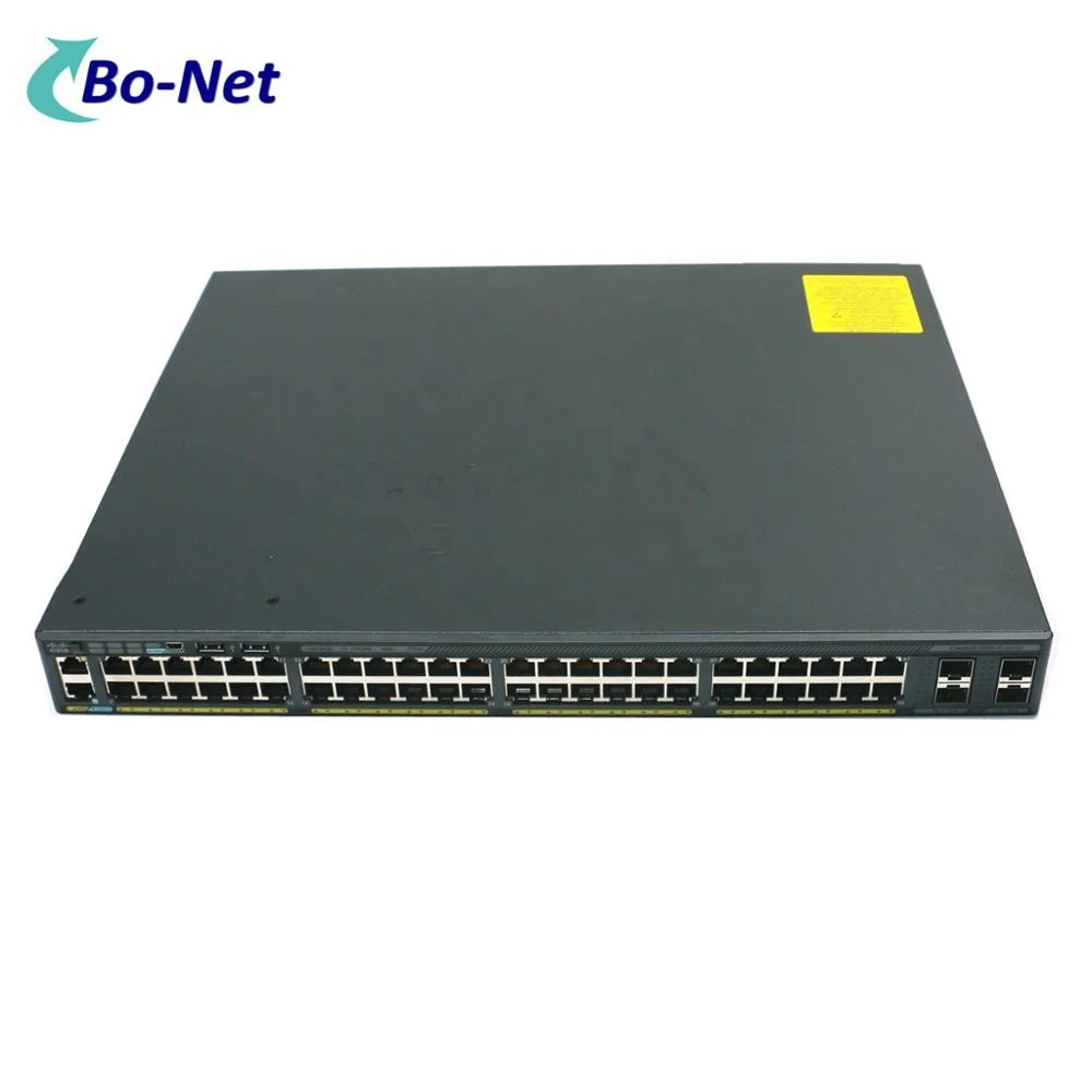 Used C2960X series 48 Ports Gigabit Ethernet POE 740W Network Switch WS-C2960X-48LPS-L