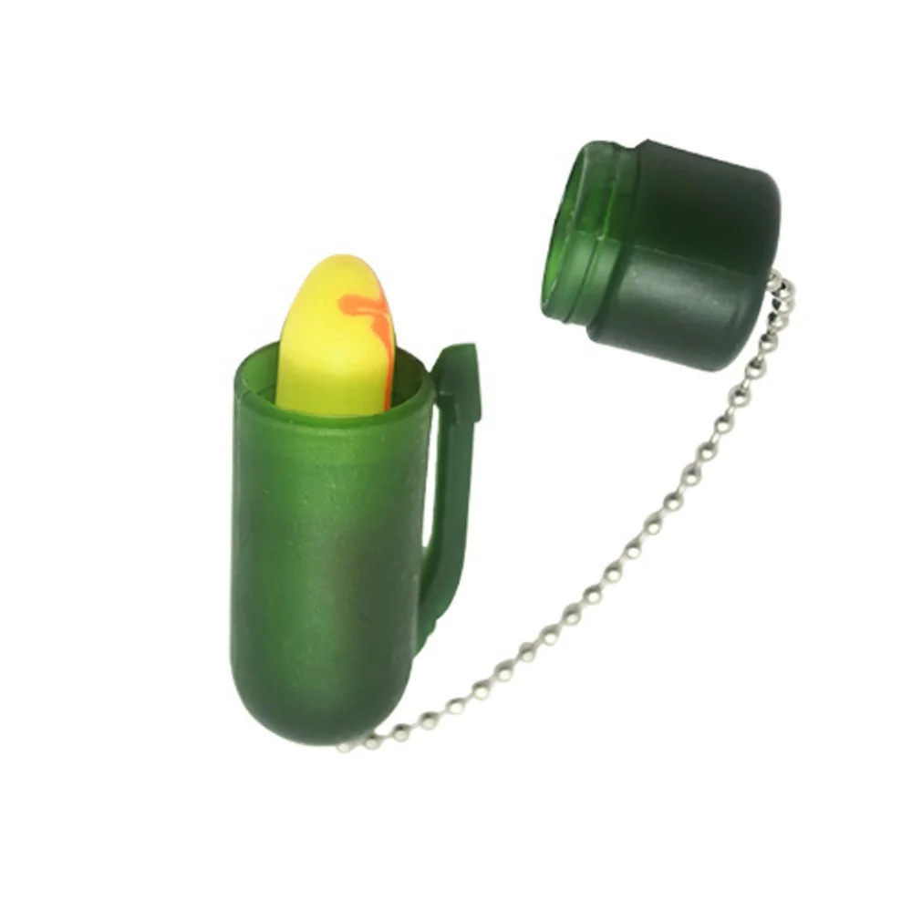 P8-3 Safety Silicone  Audition Swimming Earplugs Soundproof Shooting Ear Plugs Plastic case Clip Box