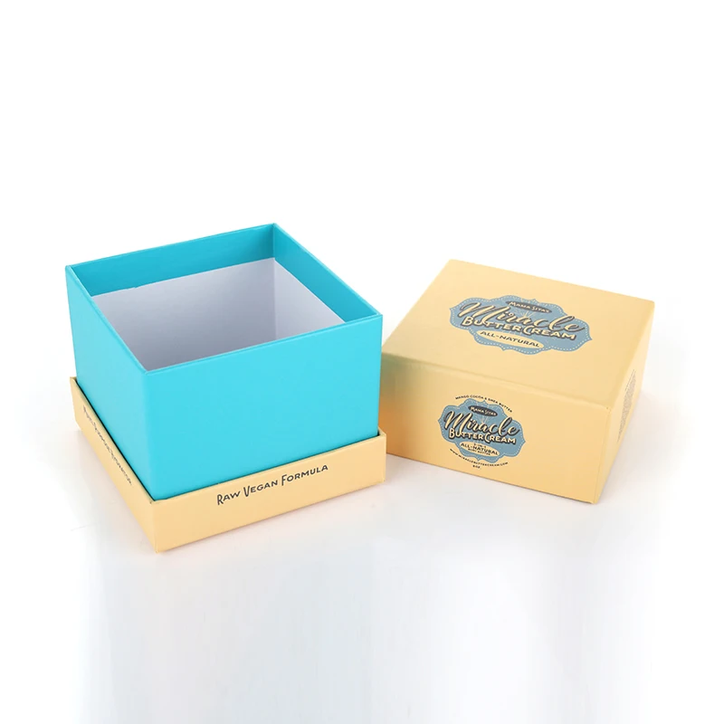 Luxury cardboard storage boxes with lids custom incense packaging box candle jar packaging