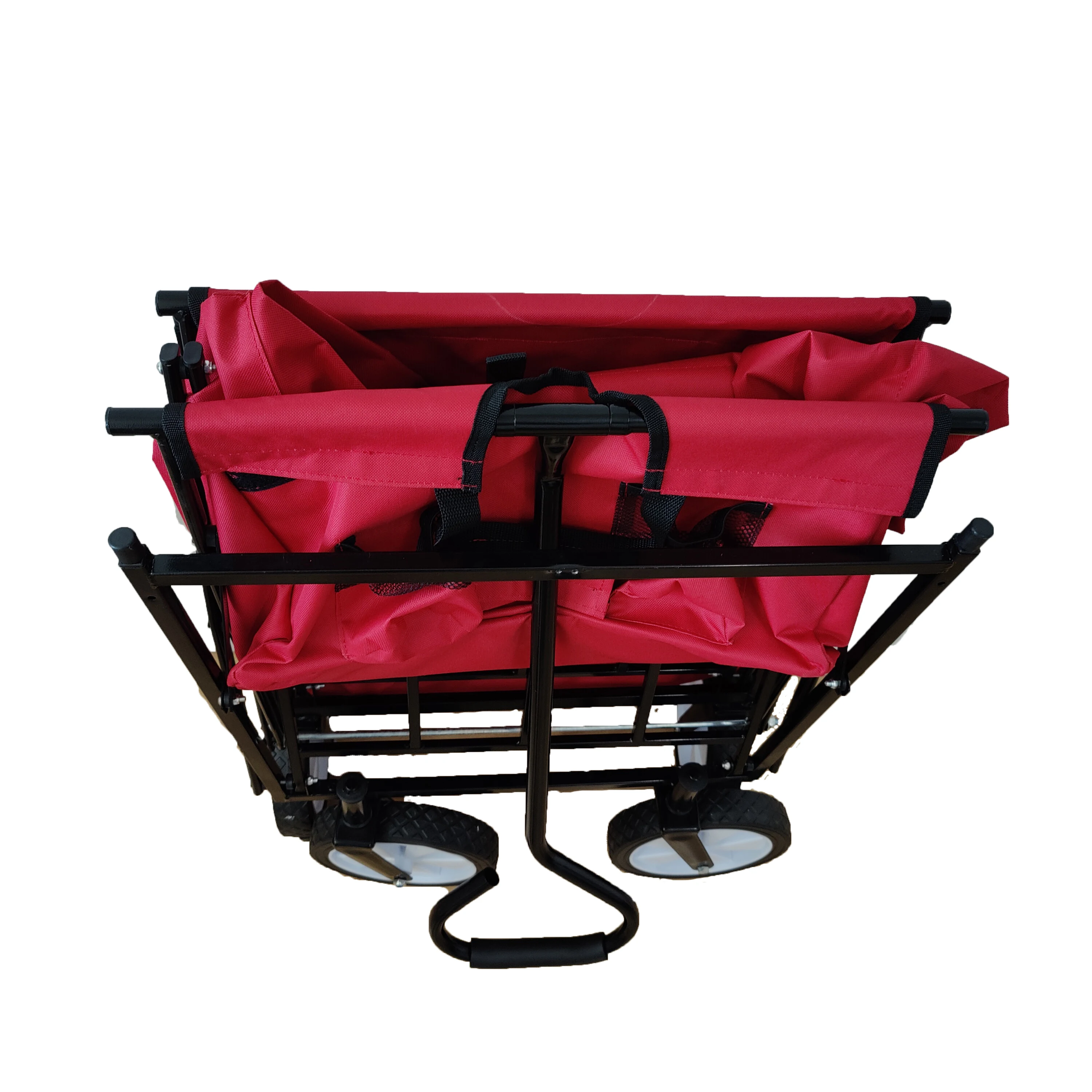 Heavy Duty Steel Folding Beach/camping/picnic/sand/outdoor Utility Wagon Cart Collapsible Wagon Trolley
